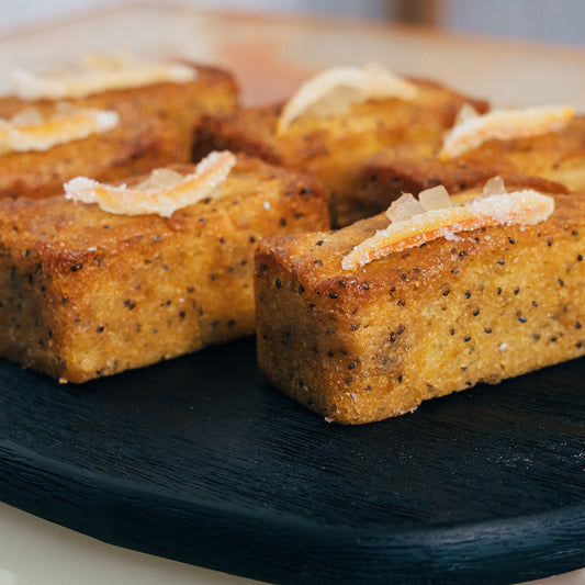 Petite Orange Polenta & Chia Loafs